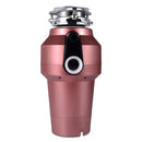 Garbage Disposal Home Kitchen Food Treatment Machine Sink Kitchen Waste Shredder, EU Plug, Style: A8 Wireless Switch(Rose Gold)