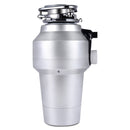 Garbage Disposal Home Kitchen Food Treatment Machine Sink Kitchen Waste Shredder, EU Plug, Style: A8 Wireless Switch(Silver)
