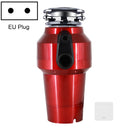 Garbage Disposal Home Kitchen Food Treatment Machine Sink Kitchen Waste Shredder, EU Plug, Style: A8 Wireless Switch(Red)