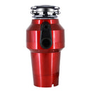 Garbage Disposal Home Kitchen Food Treatment Machine Sink Kitchen Waste Shredder, EU Plug, Style: A8 Wireless Switch(Red)