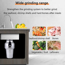 Garbage Disposal Home Kitchen Food Treatment Machine Sink Kitchen Waste Shredder, EU Plug, Style: A8 Wireless Switch(Rose Gold)