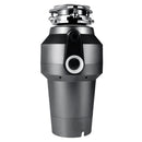 Garbage Disposal Home Kitchen Food Treatment Machine Sink Kitchen Waste Shredder, EU Plug, Style: A8 Air Switch(Gray)