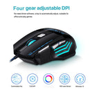 GAMING BLOODBAT GM02 7 Keys USB Wired Optoelectronics Game Mouse Digital Respiratory Lights Mouse