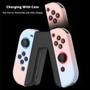 V-Shaped Fast Charging Handle Grip For Nintendo Switch JoyCon(Pink Blue)