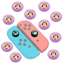 10 PCS Silicone Rocker Cap Button Cap 3D Protective Cap For Nintendo Switch/Lite Joycon(Purple )