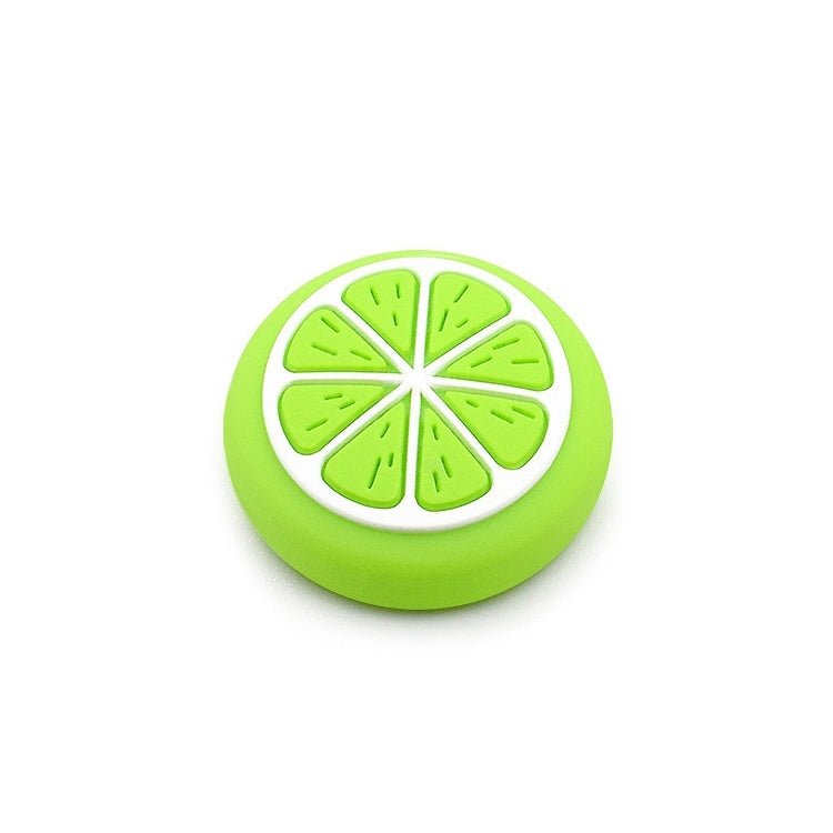 10 PCS Silicone Rocker Cap Button Cap 3D Protective Cap For Nintendo Switch/Lite Joycon(Lemon Green)