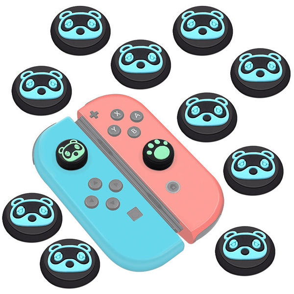 10 PCS Silicone Rocker Cap Button Cap 3D Protective Cap For Nintendo Switch/Lite Joycon(NO 41)