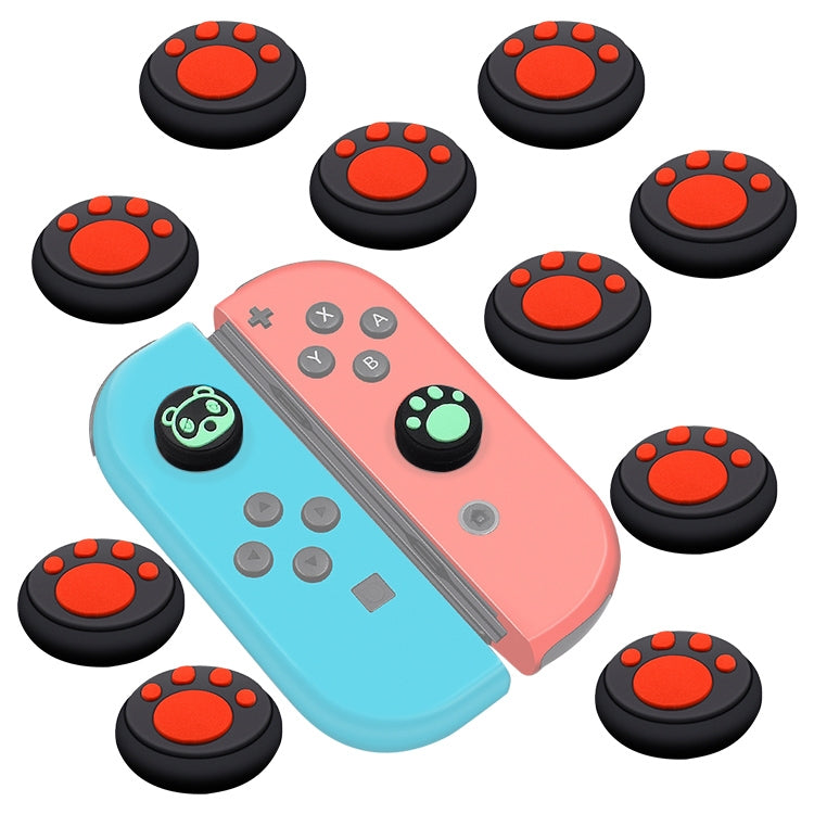 10 PCS Silicone Rocker Cap Button Cap 3D Protective Cap For Nintendo Switch/Lite Joycon(NO43 )
