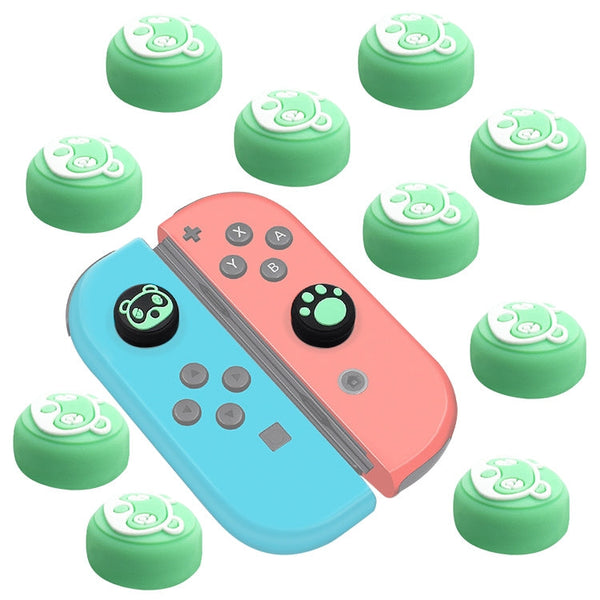 10 PCS Silicone Rocker Cap Button Cap 3D Protective Cap For Nintendo Switch/Lite Joycon(NO 55 )