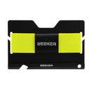 ZEEKER JK03 Aluminum Alloy Card Holder Multi-Function Elastic Band Women And Men Wallet Metal Business Card Holder(Yellow)