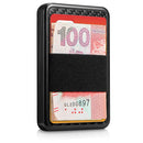 New-Bring Carbon Fiber Metal Card Holder Male Personality Card Holder Anti-Theft RFID Ultra-Thin Small Card Box(Black)