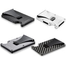 New-Bring Metal Card Holder Men Ultra-Thin Simple Wallet RFID Anti-Theft Card Holder(Black)
