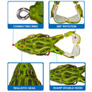 2 PCS Rotating Leg Thunder Frog Simulation Road Sub-Soft Bait, Specification: Small 7.5cm 8.5g(8)