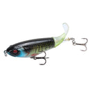 2 PCS Spiral Tractor Hard Bait 17g 10.5cm Floating Pencil Sub-Propeller Fish Bait(B)