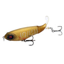 2 PCS Spiral Tractor Hard Bait 17g 10.5cm Floating Pencil Sub-Propeller Fish Bait(G)