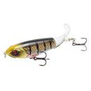 2 PCS Spiral Tractor Hard Bait 17g 10.5cm Floating Pencil Sub-Propeller Fish Bait(H)