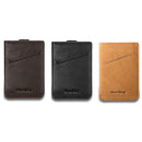 New-Bring Leather Card Holder Ultra-Thin Card Case Driving License Leather Case Anti-RFID Card Case Simple And Compact Wallet(Black)