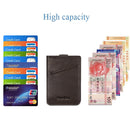 New-Bring Leather Card Holder Ultra-Thin Card Case Driving License Leather Case Anti-RFID Card Case Simple And Compact Wallet(Dark Brown)