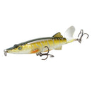 2 PCS 13cm Sub-Propeller Fish Bait Propeller Tractor Pencil Bionic Bait(B)