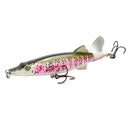 2 PCS 13cm Sub-Propeller Fish Bait Propeller Tractor Pencil Bionic Bait(G)