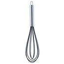 10 PCS Silicone Egg Beater Home Egg Mixer Kitchen Gadgets Cream Baking Tools, Colour: 12 inch Black