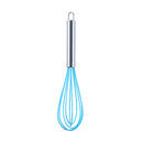 10 PCS Silicone Egg Beater Home Egg Mixer Kitchen Gadgets Cream Baking Tools, Colour: 8 inch Blue