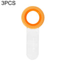 3 PCS F168801 Household Toilet Viscose Toilet Lid Lifter Remover Handle(Warm Orange)