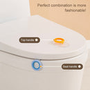 3 PCS F168801 Household Toilet Viscose Toilet Lid Lifter Remover Handle(Warm Orange)