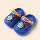 Children Soft Bottom Non-Slip Cave Shoes Baby Sandals Slippers, Size: 140(Dinosaur Blue)