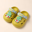 Children Soft Bottom Non-Slip Cave Shoes Baby Sandals Slippers, Size: 140(Dinosaur Green)