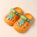 Children Soft Bottom Non-Slip Cave Shoes Baby Sandals Slippers, Size: 140(Dinosaur Yellow)