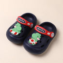 Children Soft Bottom Non-Slip Cave Shoes Baby Sandals Slippers, Size: 140(Dinosaur Navy)
