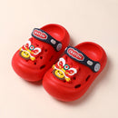 Children Soft Bottom Non-Slip Cave Shoes Baby Sandals Slippers, Size: 140(Lion Dance Red)