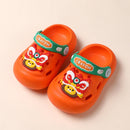 Children Soft Bottom Non-Slip Cave Shoes Baby Sandals Slippers, Size: 140(Lion Dance Orange)