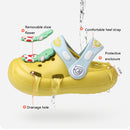 Children Soft Bottom Non-Slip Cave Shoes Baby Sandals Slippers, Size: 140(Dinosaur Navy)