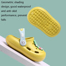 Children Soft Bottom Non-Slip Cave Shoes Baby Sandals Slippers, Size: 140(Dinosaur Light Green)
