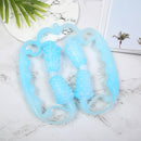 2 PCS Ladies Ring Leg Clamp Massager Ball Stovepipe Yoga Fitness Equipment(Blue)