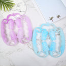 2 PCS Ladies Ring Leg Clamp Massager Ball Stovepipe Yoga Fitness Equipment(Purple)