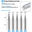 17 PCS / Set Soldering Tips 936 Soldering Station Pure Copper Soldering Iron Tips Lead-Free Soldering Iron Tips