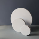 Geometry Photo Props Shooting Photography Decoration Round 3 in 1 Set (White)