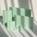 Geometry Photo Props Shooting Photography Decoration Square 5 in 1 Set (Green)