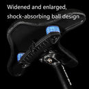 WEST BIKING YP0801122 Bicycle Mountain Bike Large Cushion Leisure And Comfortable Bicycle Saddle(Line Swallow)