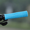 1 Pair WEST BIKING YP0804061 Bicycle Anti-Slip Shock Absorber Grip Mountain Bike Rubber Handlebar Cover(Grass Green)