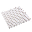 4 PCS Bathroom Anti-Slip Mat Shower Room Splicing Ground Pad, Size: 30x30cm(White)