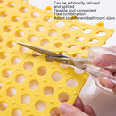 4 PCS Bathroom Anti-Slip Mat Shower Room Splicing Ground Pad, Size: 30x30cm(Yellow)