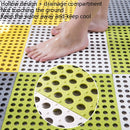4 PCS Bathroom Anti-Slip Mat Shower Room Splicing Ground Pad, Size: 30x30cm(White)