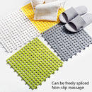 4 PCS Bathroom Anti-Slip Mat Shower Room Splicing Ground Pad, Size: 30x30cm(Pink)