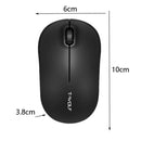 T-WOLF Q4 3 Keys 2.4GHz Wireless Mouse Desktop Computer Notebook Game Mouse(Black)