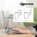 02919 Laptop Desktop Increased Heat Dissipation Bracket Laptop Base Portable Foot Pad Bracket(Black)