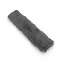 2 Pairs Fleece-like Safety Belt Cover Car Plush Safety Belt Cover(Grey)